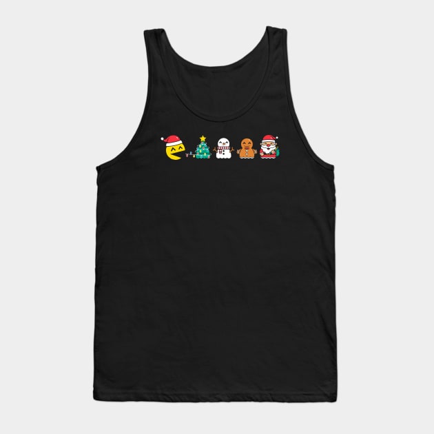 Pac-Xmas Tank Top by krisren28